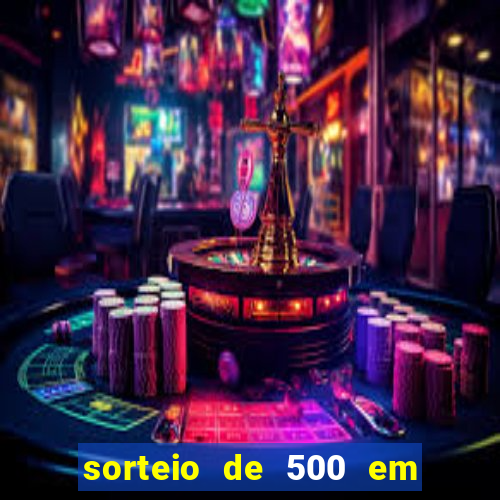 sorteio de 500 em cash toda segunda feira novibet